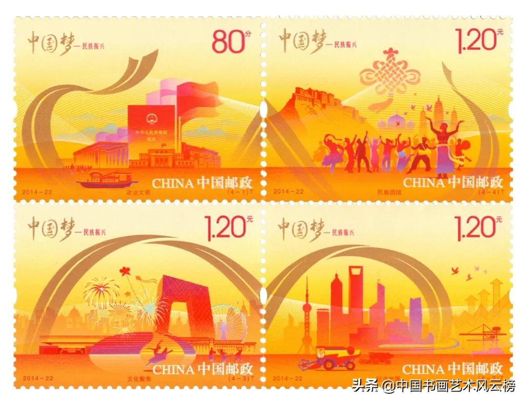 邮票祖国山河一片红,方寸邮票见证中国发展