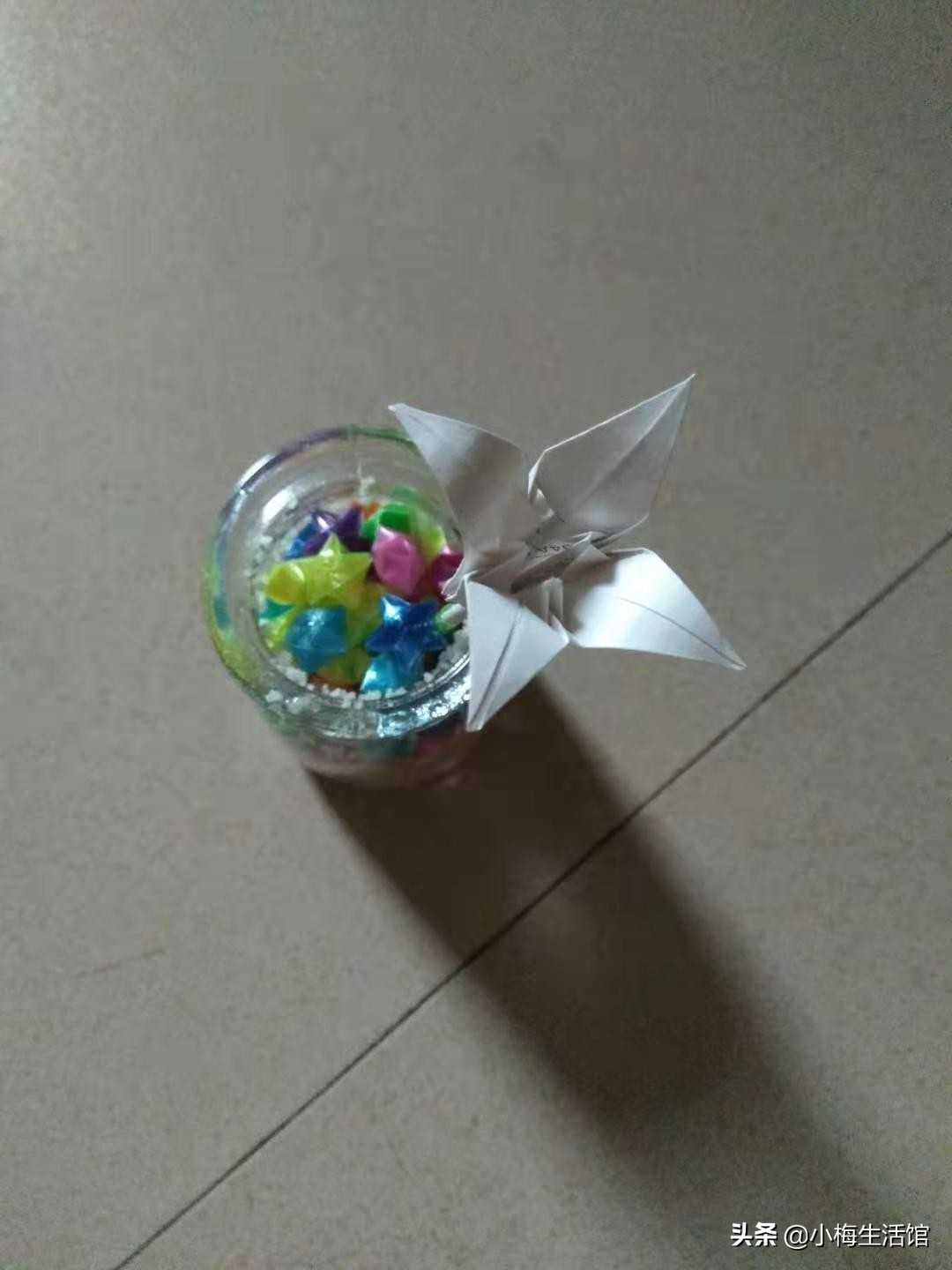 巧用购物小票折百合花，你学会了吗？