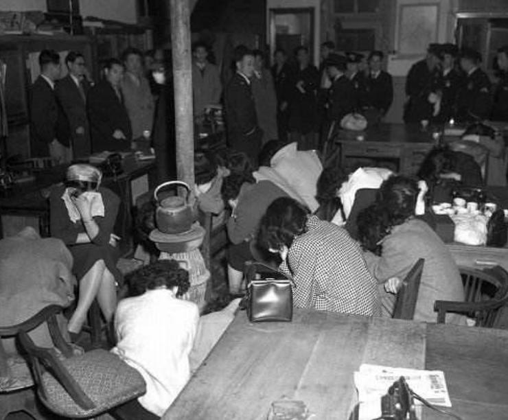 日本残暴老照片,日本大规模扫黄