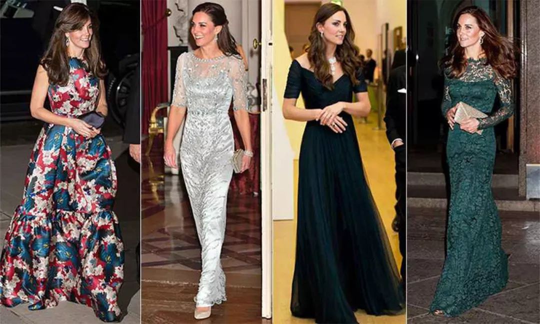 凯特王妃金纱裙,凯特皇妃透纱裙短袖