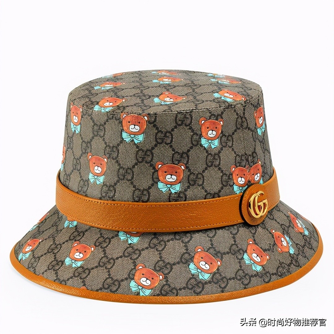 gucci泰迪熊印花连衣裙 (gucci粉色卫衣泰迪熊)