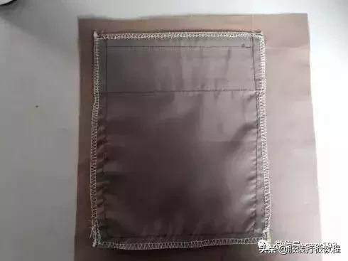 西服口袋制作详细步骤,西服口袋盖的裁剪方法