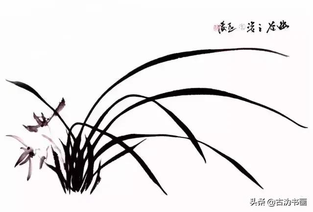 徐湛国画兰花技法教学,国画兰花入门技法