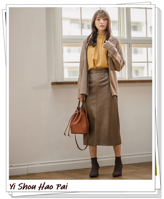 皮夹克皮裙穿搭,皮夹克里搭配的裙子