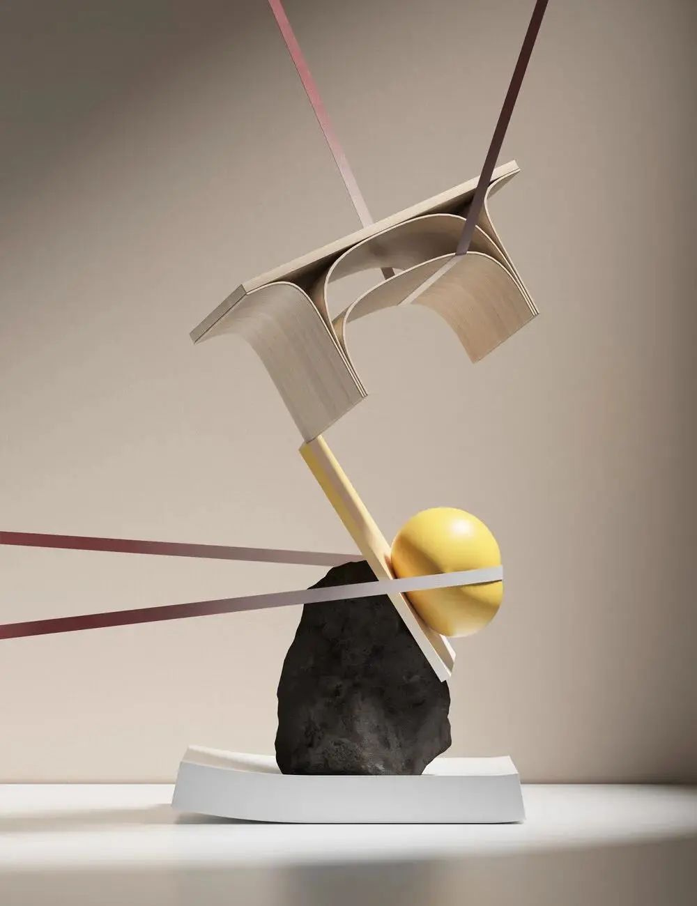 极简风格石材,极简原木风设计