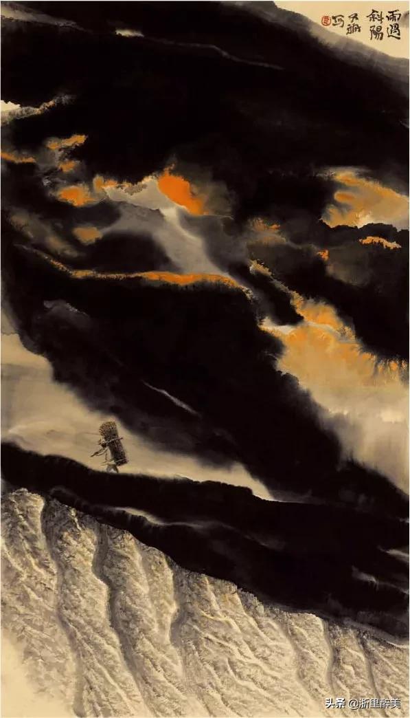 他师从李可染，一生专注画太行山：用一滴墨画出中国极致山水之美