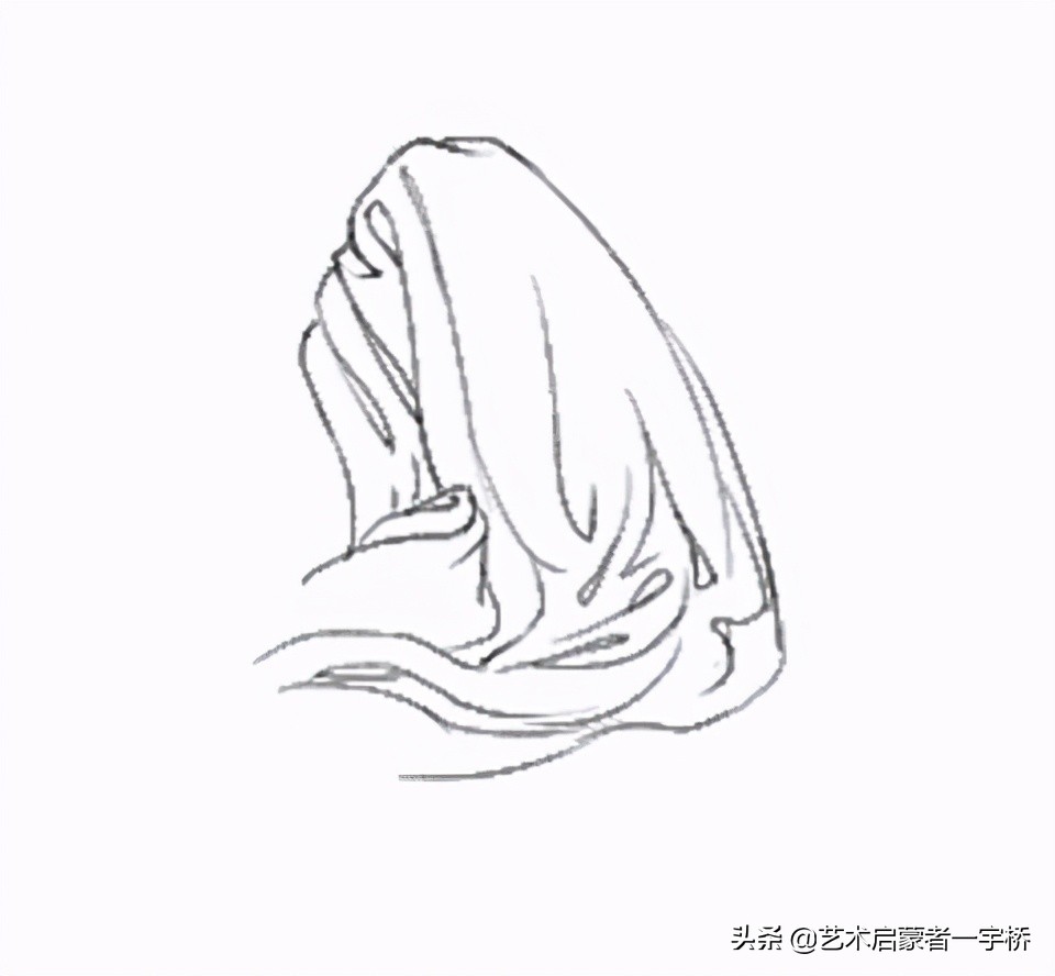 色彩布褶怎么画更好看,绘画教程衣服怎么画新手必看