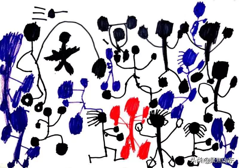 小学生绘画大赛分享简笔画,校园绘画简笔画一等奖