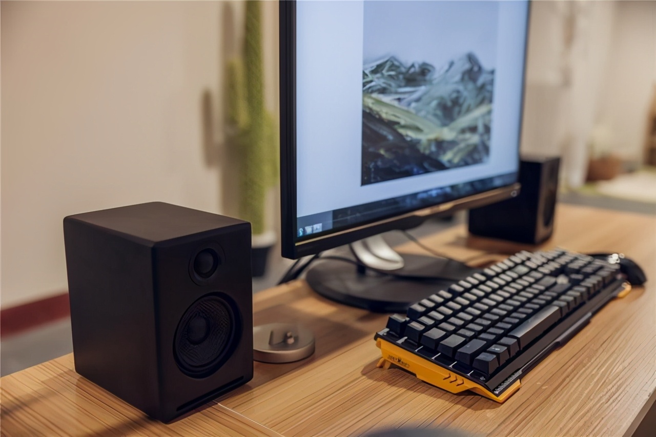 打造高级感桌面,audioengine声擎a2音箱