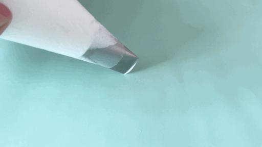 向日葵裱花手法教程简单易学,蛋糕裱花入门基础手法