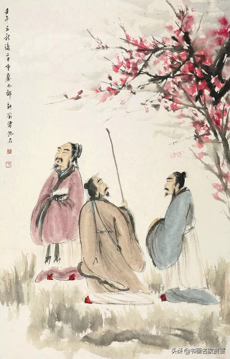 傅抱石大师作品图片,中国画坛巨擘