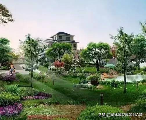 别墅庭院花园实景照片大全,别墅庭院花园效果图大全集