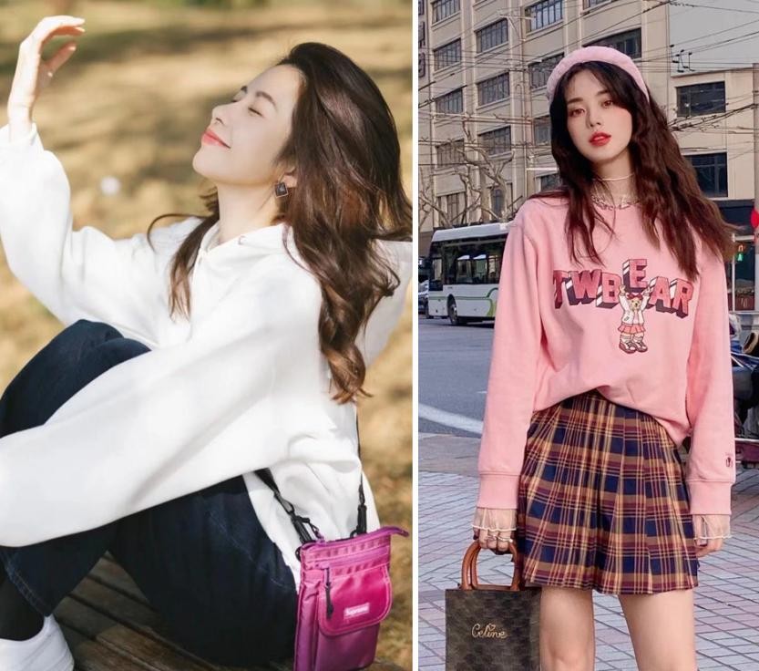 卫衣连帽装搭什么鞋好看,小个子穿连帽卫衣还是圆领