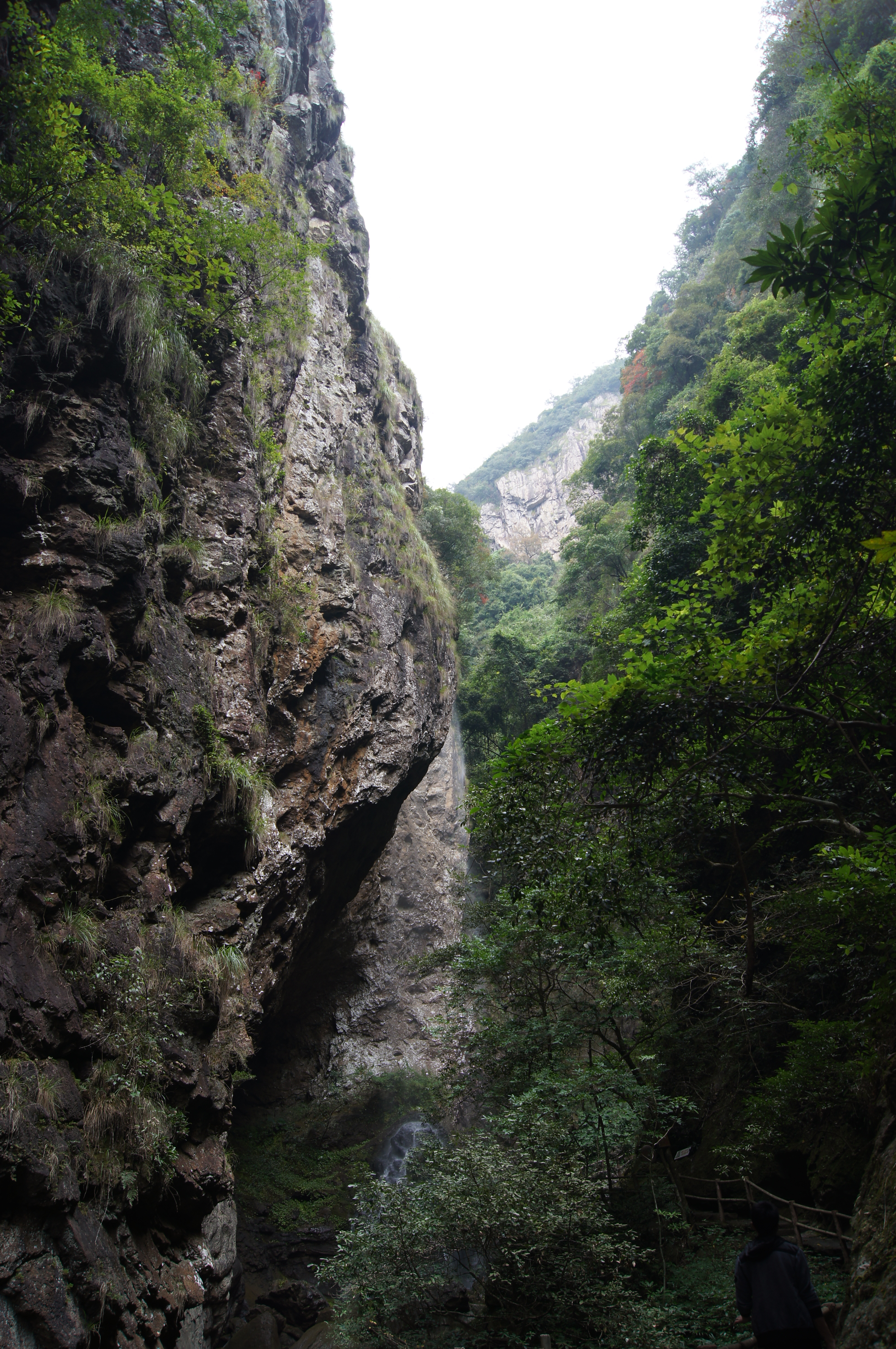 永泰百漈沟瀑布航拍,永泰百漈沟瀑布群
