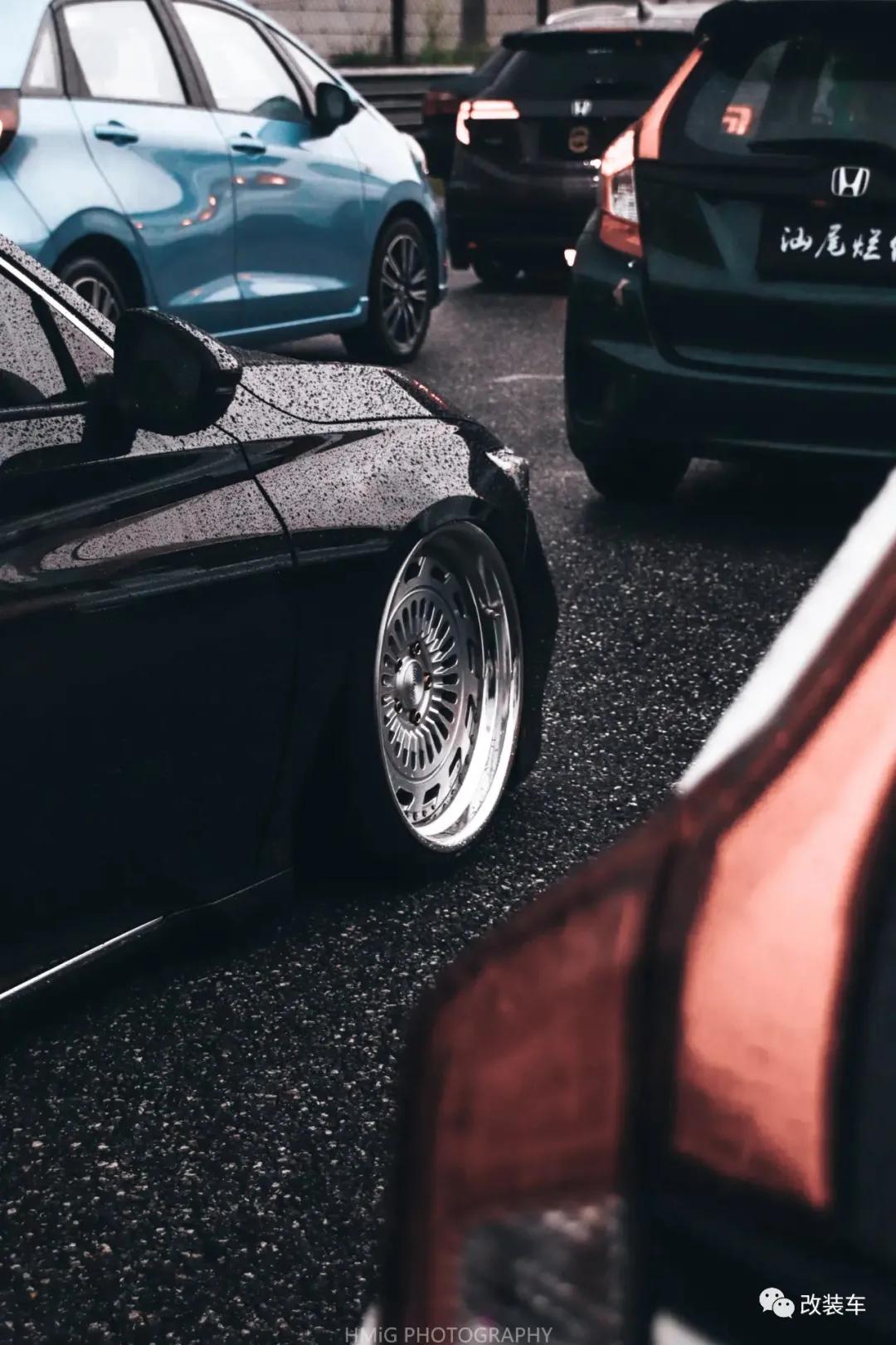 雅阁改装黑武士大包围和低趴,七代雅阁黑武士轮毂