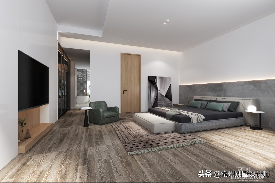 现代风格常州别墅装修实景案例,常州别墅装修现代轻奢风格