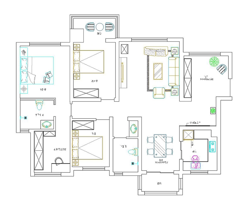 美巢装修样板房,美巢装修案例