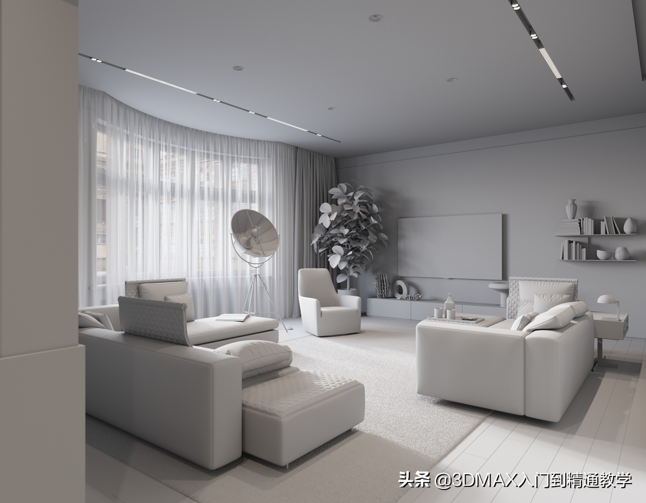 那些好看的效果图是怎么做的,耗时56小时才完成作品