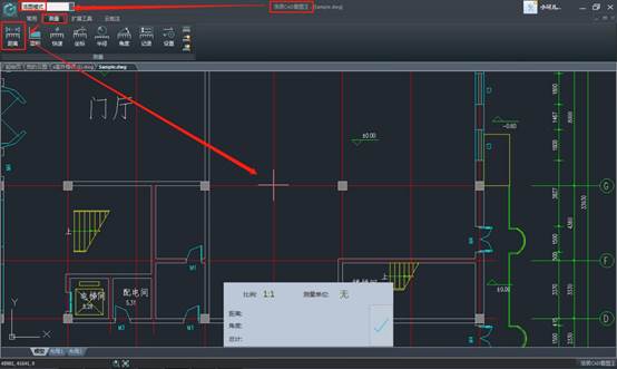 cad快速看图测量面积怎么拖动图纸,cad快速看图测量面积换算成平方米
