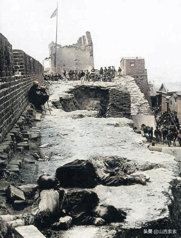八国联军侵华战争历史讲解超长,1900年八国联军侵华战争影像彩色