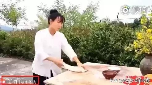 李子柒早期作品村姑女汉子形象,最美网红李子柒