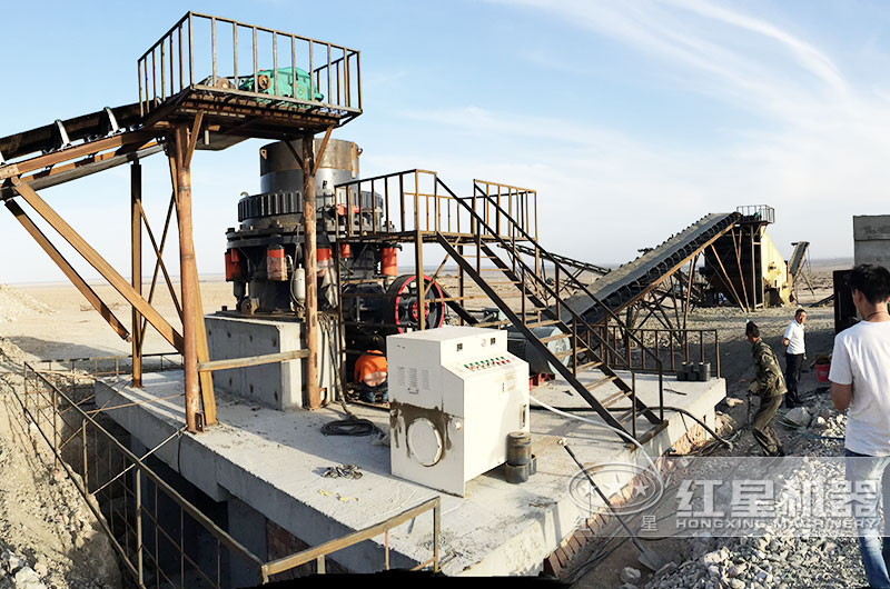 大型石子生产线现场支持就近参观ZQ97