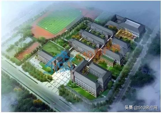 新建实验中学项目效果图,实验中学新工地