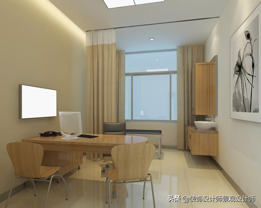 50平米禅意中医养生馆设计图,中医养生理疗会所设计