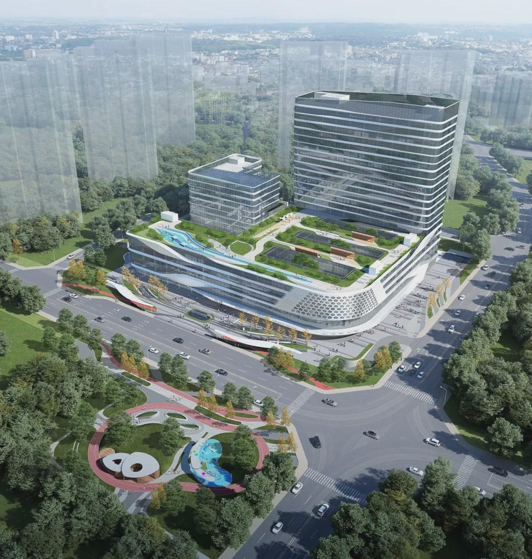 成都高新妇幼保健院,设计呈现“五态协同”理念