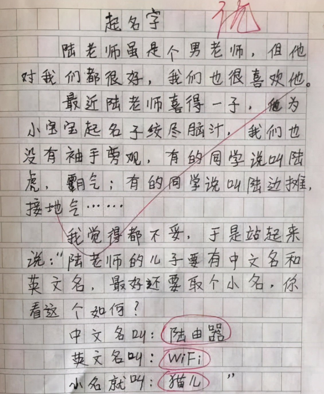 小学生作文《我的小姨》,揭露小姨漂亮的真相,小姨看后追着打