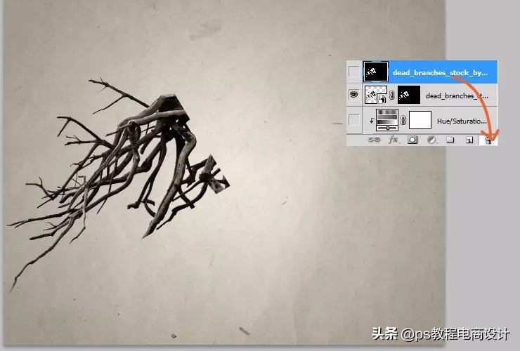 ps怎么把玫瑰变成金黄色,ps蝴蝶和鲜花合成