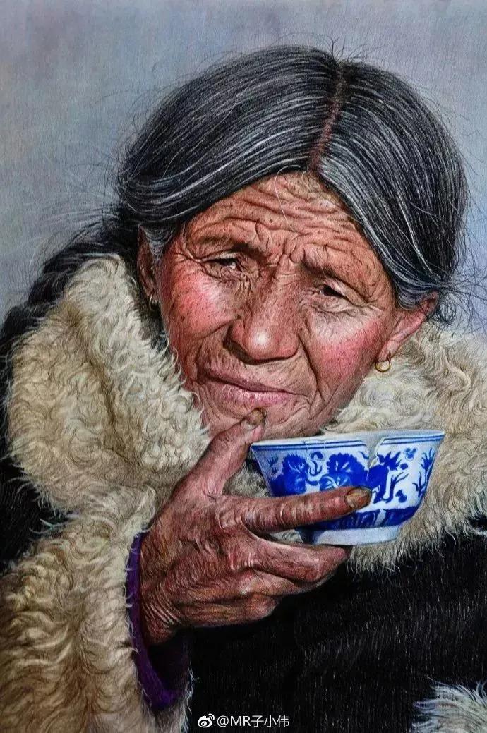 厉害了！他用一支铅笔把明星画了多个，如肖战、蔡徐坤、迪丽热巴