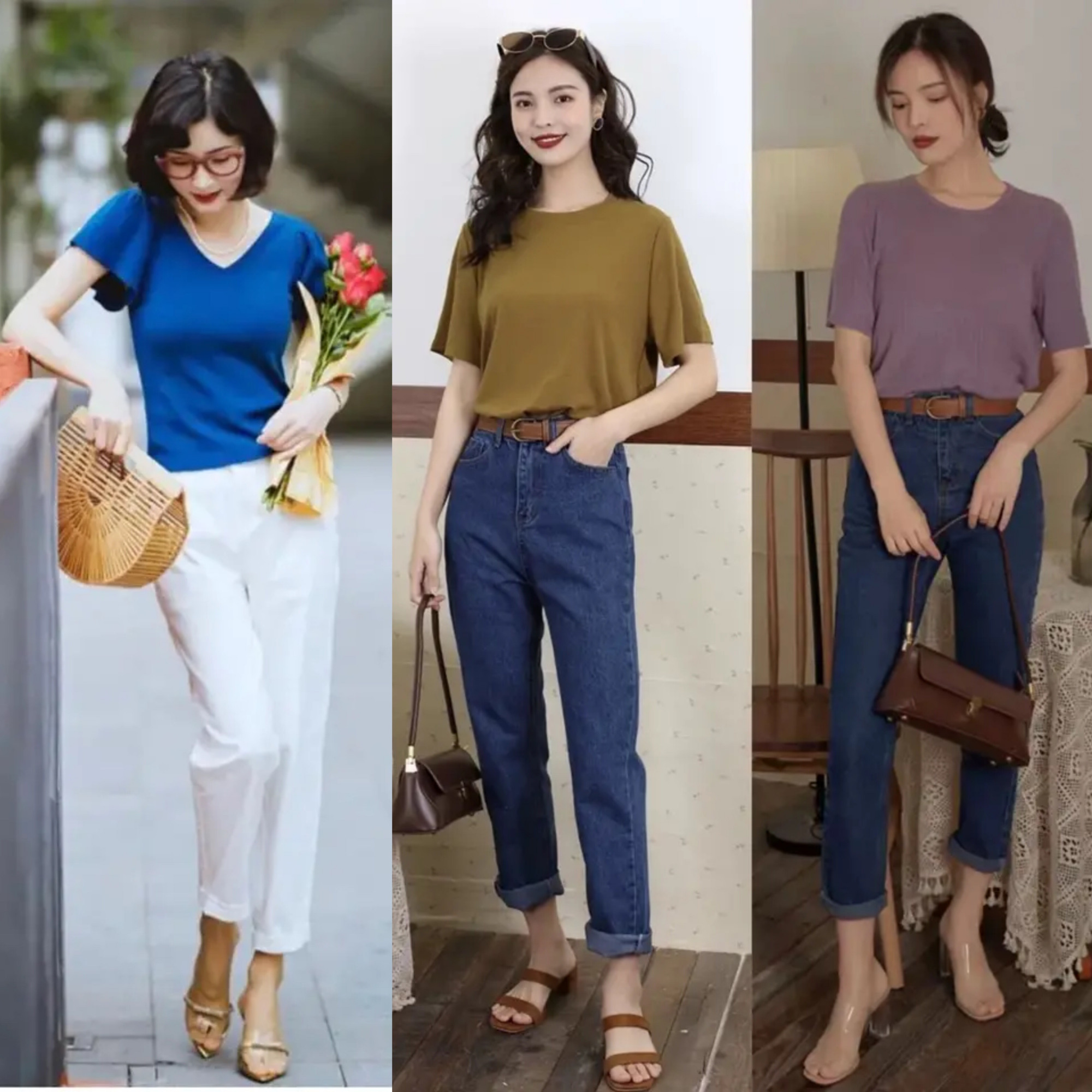 适合夏季的直筒裤,夏天必备的直筒裤有哪些