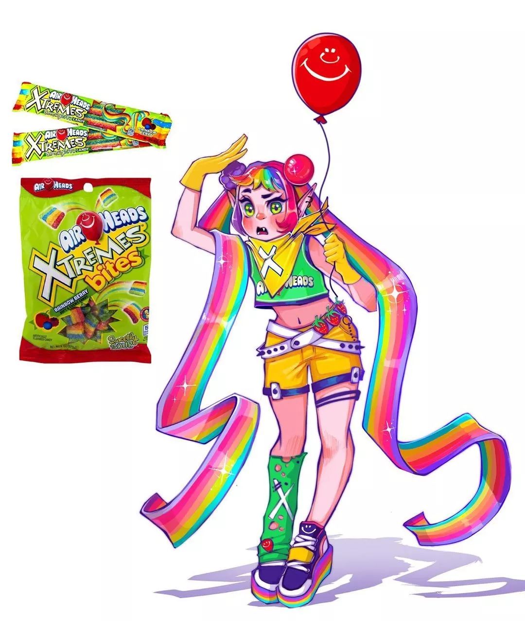 在的艺术写法,100幅治愈系小插画马克笔美食