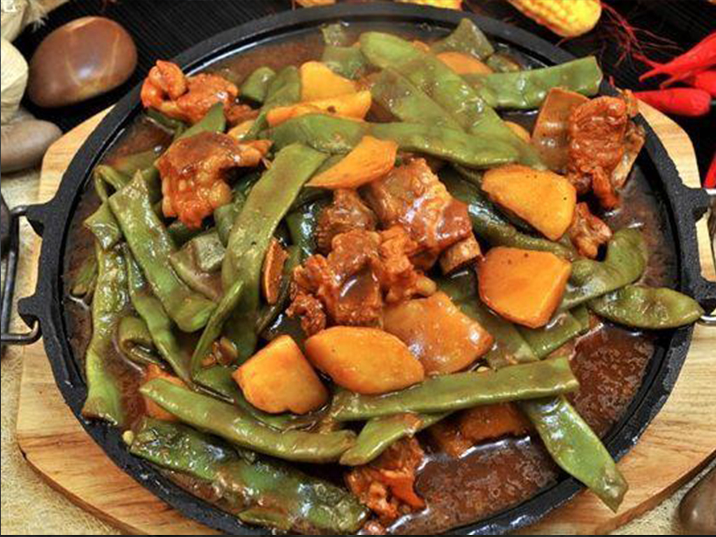 舌尖上的东北家常菜,黑龙江油豆角高端做法