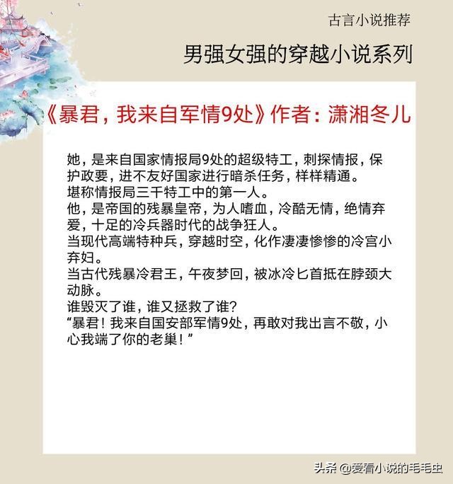 男强女强的五本小说,5本男女主是小说作家的小说