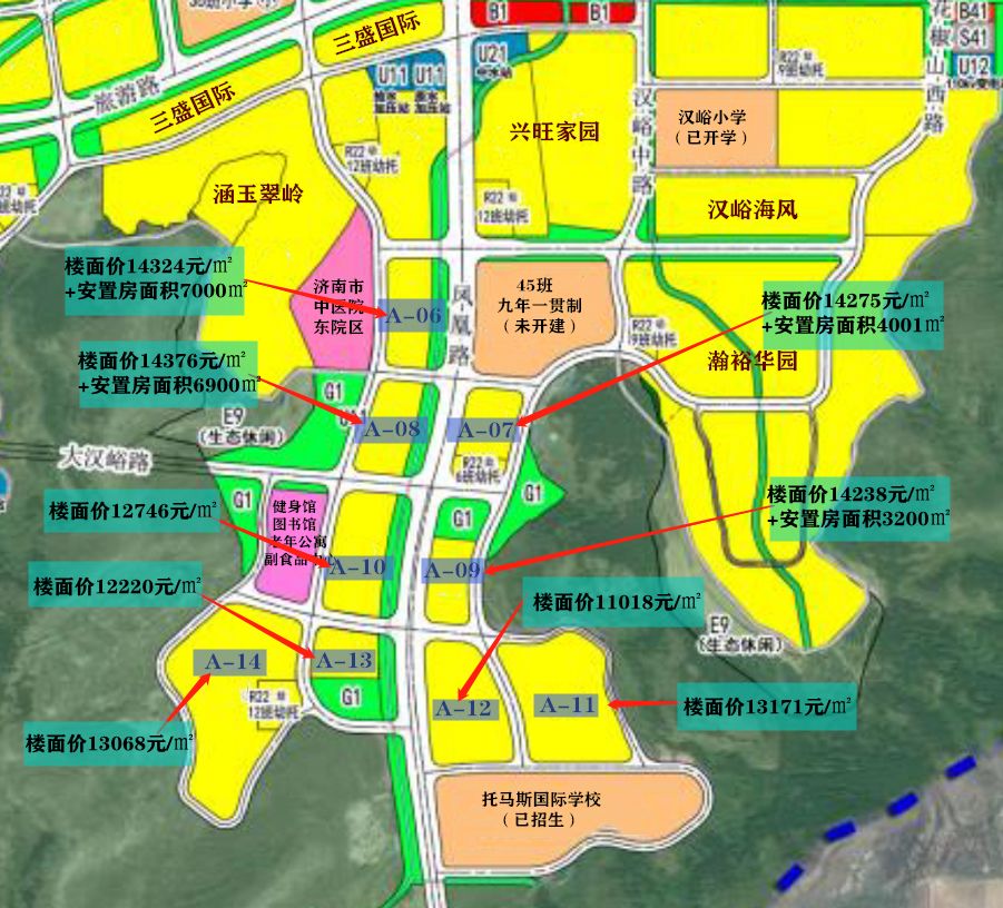 济南奥体中心中轴线,二环东路与二环南路