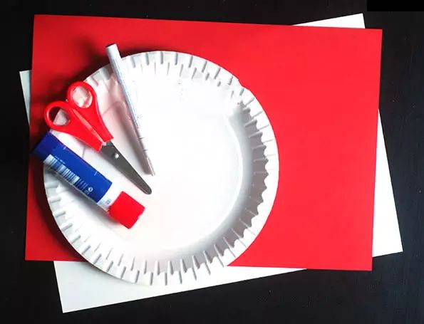 纸盘幼儿创意手工简单又漂亮,一次性纸盘特色美工作品小班