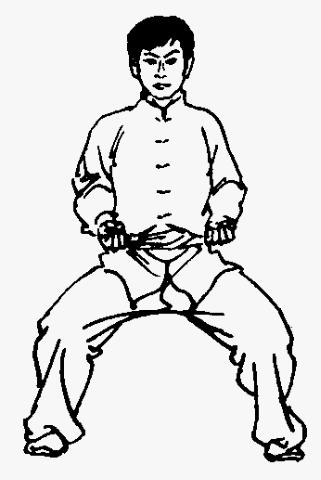 扎马步的方法和技巧,扎马步不标准姿势