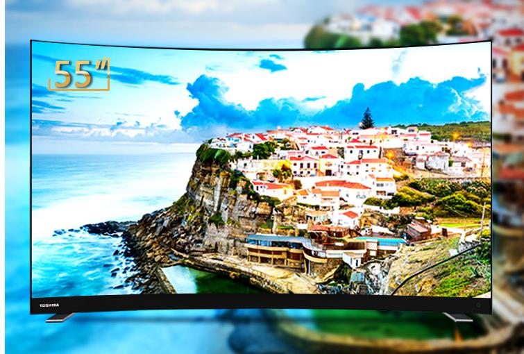 55寸4k曲面电视哪个好,55寸曲面电视尺寸多少