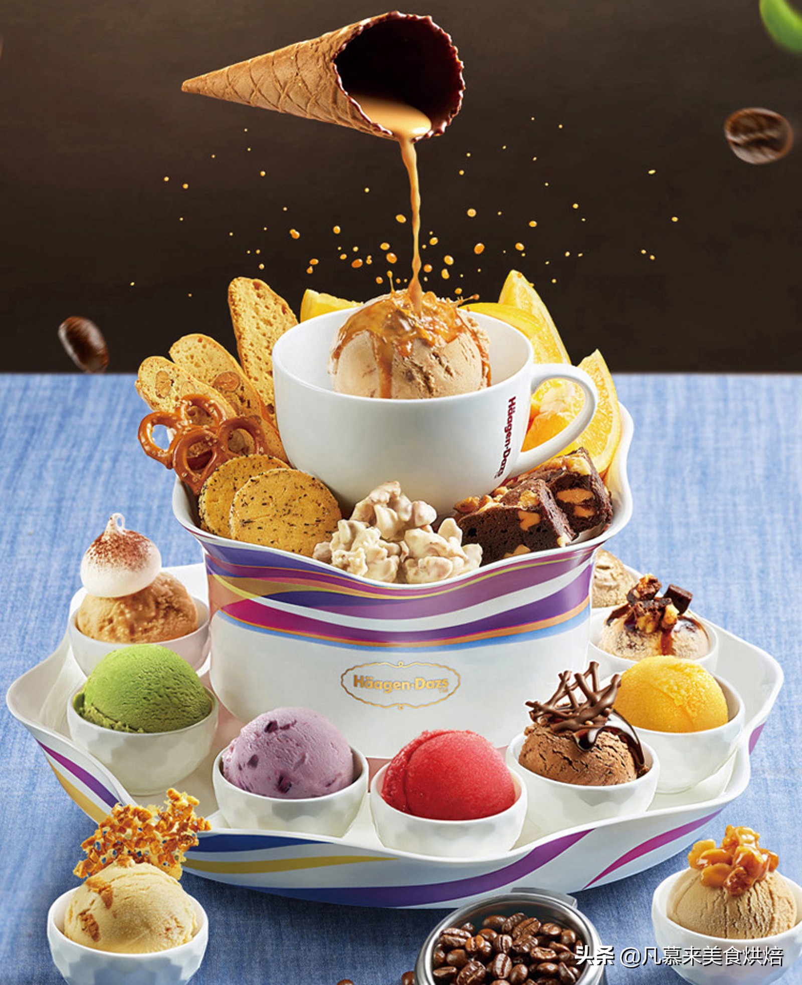 冰淇淋酷夏送爽，冰淇淋互联网销量前12名排行榜，27种奇葩冰淇淋