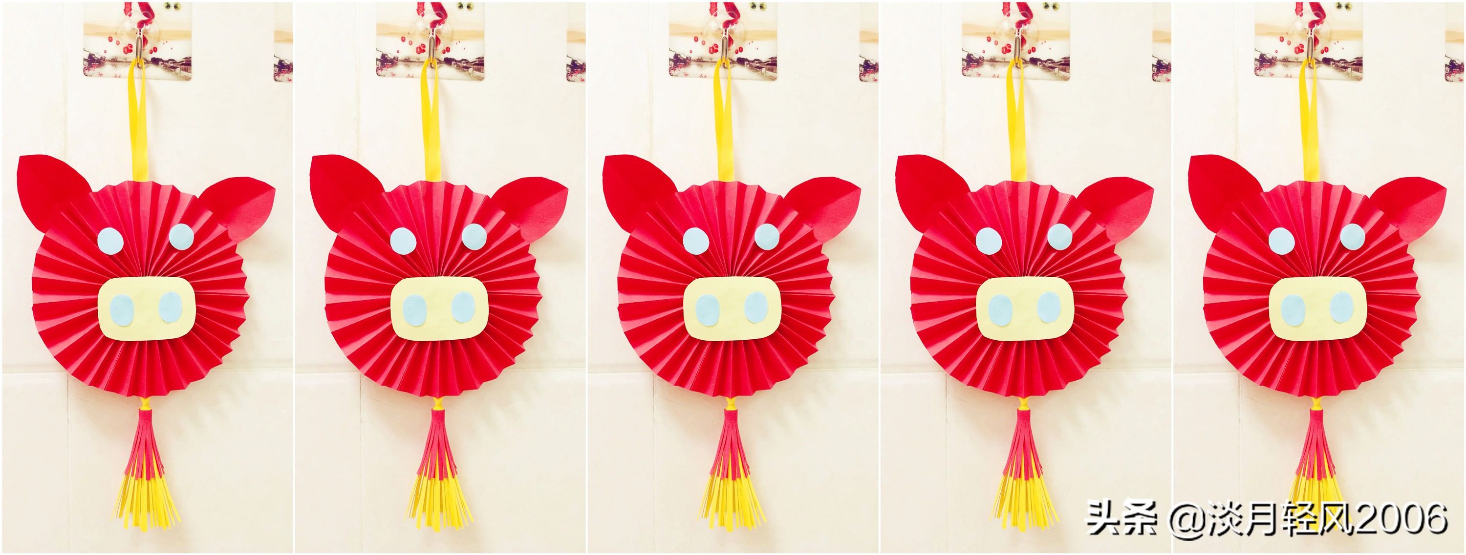 怎么用卡纸做一只可爱的小猪,最简单的手工可爱小猪制作