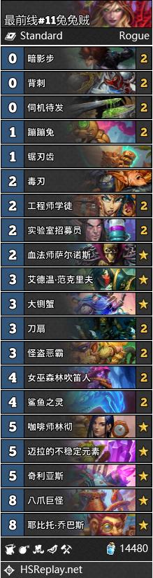 炉石传说新赛季标准卡组推荐,炉石传说目前最强卡组