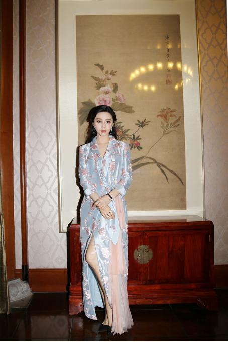 范冰冰款真丝睡衣,范冰冰大妈款夏季睡衣