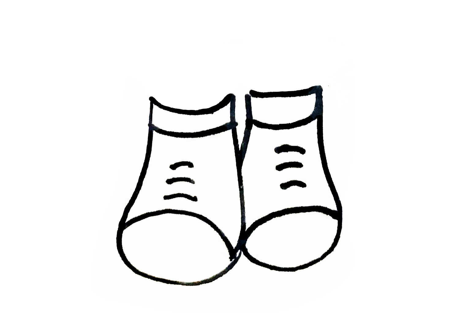 鞋简笔画又简单又漂亮,各种各样的鞋简笔画
