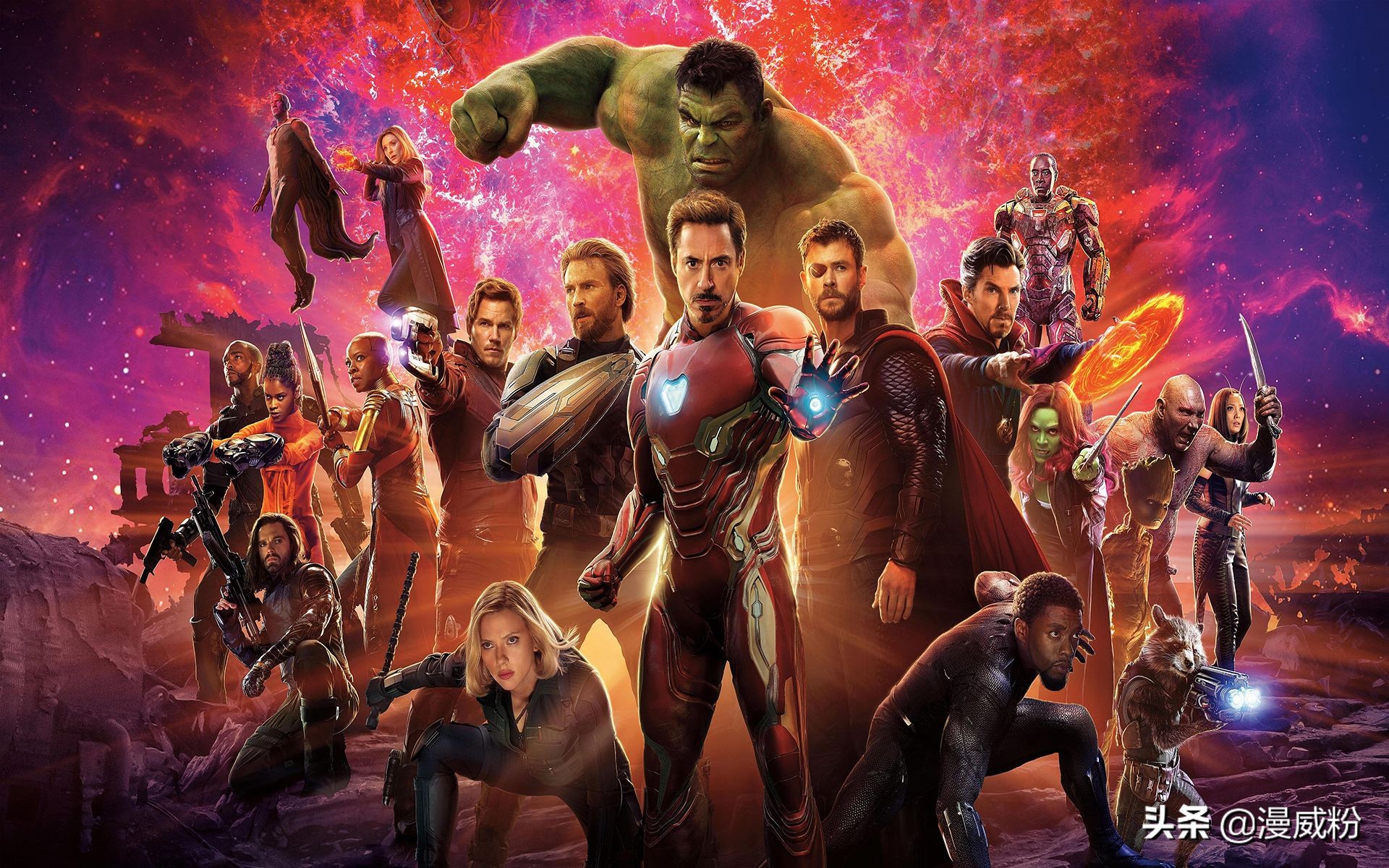 复联4灭霸大战三巨头,复联4三巨头大战灭霸完整片段