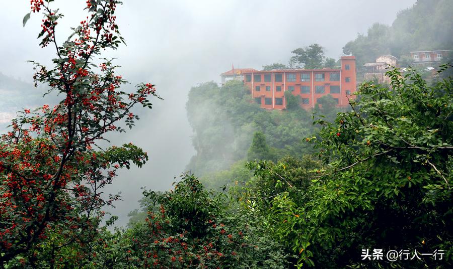 河南太行山悬崖古村,林州太行绝美古村落