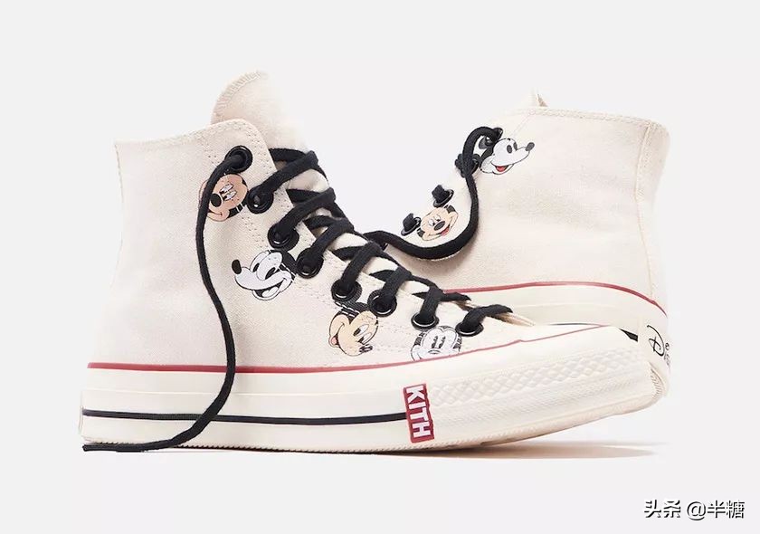 匡威可口可乐联名kith鸳鸯穿搭,hm迪士尼联名款鞋子