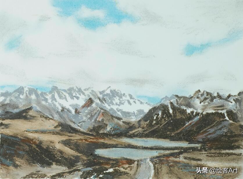 儿童油画棒初学者入门作品,儿童油画棒初学者入门简单出效果