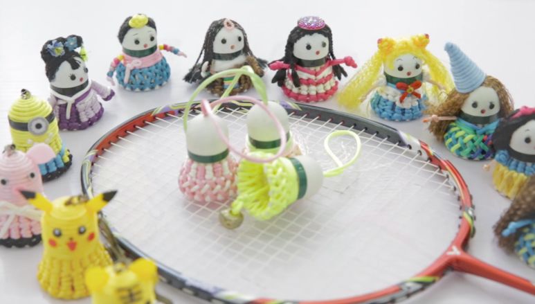 编个羽球挂坠祝福自己吧